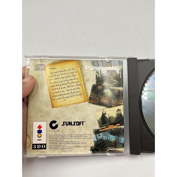 Myst (Panasonic 3DO, 1995) Complete In Jewel Case Works Vintage 90s Video Game - Picture 6 of 8